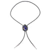 Alphabet C Bolo Tie Suit Bolo Formal Western Tie Blue