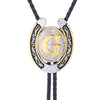 Horseshoe Bolo Tie Alphabet G Necklace Wedding Bolo Tie