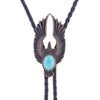 Vintage Eagle Bolo Tie Men Western Tie Cowboy Necklace