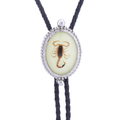 Native American Beaded Scorpion Women Bolo Tie