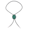 Green Malachite Bolo Necklace Navajo Bolo Tie