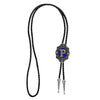 Alphabet P Bolo Tie Bolo Tie Fashion Formal Bolo Tie Blue