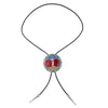 Tree of Life Necktie Red Tie Men's Western Bolo Tie