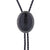 Black Bolo Tie Stone Agate Bolo Ties Men's Bolo Necktie