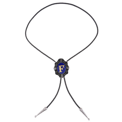 Alphabet F Bolo Tie Antique Bolo Tie Formal Western Tie