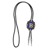 Alphabet B Bolo Tie Formal Neck Tie Western Blue Tie