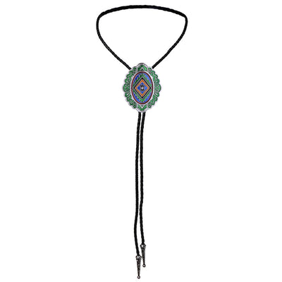 Green Navajo Bolo Best Bootlace Ties Cowboy Necklace