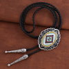 Navajo Bolo Tie Mens Western Bolo Black Necktie Bolo