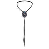 Turquoise Bolo Tie Black Wolf Cowboy Bolo Suit Tie