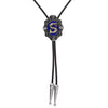 Alphabet S Bolo Tie Modern Tie Formal Bolo Tie Blue Bolo