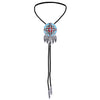 Navajo Bowler Tie Feather Tie Necklace Men Cowboy Tie