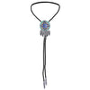 Feather Navajo Bolo Tie Men Western Tie Green Bolo