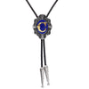 Alphabet C Bolo Tie Suit Bolo Formal Western Tie Blue