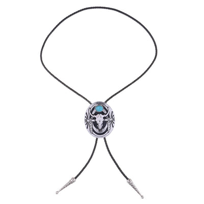 Longhorn Bolo Tie Mens Western Bolo Ties Cowboy Necktie