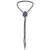 Alphabet X Bolo Tie Formal Bolo Tie Blue Necktie bowlow