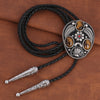 Tiger's Eye Bolo Ties Women's Suit Brown Tie Stone Bolo