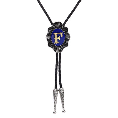 Alphabet F Bolo Tie Antique Bolo Tie Formal Western Tie