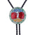 Tree of Life Necktie Red Tie Men's Western Bolo Tie