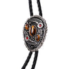 Stone Bolo Brown Tiger's Eye Tie Women's Neck Tie