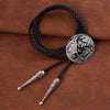 Elk Bolo Tie Mens Western Tie Black Tie Cowboy Bolo