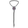 Black Navajo Bolo Tie Western Mens Bootlace Tie Bolo