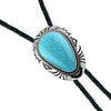 Bolo Tie Turquoise Men's Blue Necktie Antique Bolo Tie