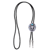 Longhorn Bolo Men Western Tie Cowboy Turquoise Necklace