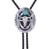 Longhorn Bolo Men Western Tie Cowboy Turquoise Necklace