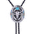 Longhorn Bolo Men Western Tie Cowboy Turquoise Necklace