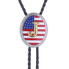 Alphabet J Bolo Tie Formal Western Tie National Flag Tie