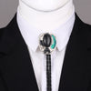 Men's Cowboy Bolo Tie Black Turquoise Bolo Necktie Suit Tie