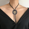 Bronze Bolo Necktie Western Cowboy Hat Bolo Tie for Men