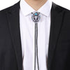 Longhorn Bolo Men Western Tie Cowboy Turquoise Necklace