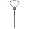 Men's Western Bolo Tie Wolf Red Bolo Turquoise Tie