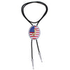 Alphabet J Bolo Tie Formal Western Tie National Flag Tie