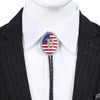 Alphabet B Bolo Tie American National Flag Tie Bolo