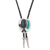 Men's Cowboy Bolo Tie Black Turquoise Bolo Necktie Suit Tie