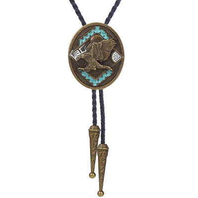 Eagle Bolo Tie Men's Western Bolo Navajo Neck Tie