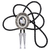 Rhinestone Bolo Tie Bolo Necktie Glass Stone Unique White Bolo