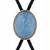 Blue Bolo Tie Mens bootlace tie Suit Bolo Tie Necklace