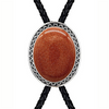 Red Sandstone Bolo Tie Men's Wedding Neck Tie Bolo