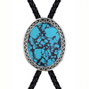 Turquoise Bolo Tie Wedding Bowlow Tie Men's Bolo Blue