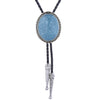 Blue Bolo Tie Mens bootlace tie Suit Bolo Tie Necklace