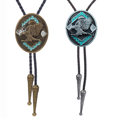 Eagle Bolo Tie Men's Western Bolo Navajo Neck Tie