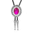 Unique Pink Bolo Rhinestone Bolo Tie Bolo Necktie Glass Stone