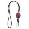 Red Pottery Bolwow Tie Women Neck Tie Necklace Bolo