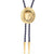 Western Cowboy Hat Bolo Tie Golden Color Mens Cowboy Tie