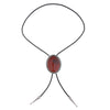 Red Pottery Bolwow Tie Women Neck Tie Necklace Bolo