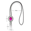 Unique Pink Bolo Rhinestone Bolo Tie Bolo Necktie Glass Stone