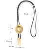 Western Cowboy Hat Bolo Tie Golden Color Mens Cowboy Tie